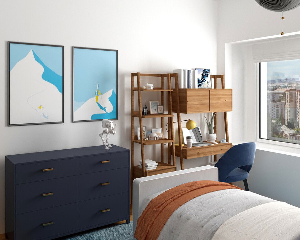 Online Designer Bedroom 3D Model 2