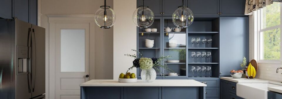 Modern Vintage Kitchen Remodel- After Rendering