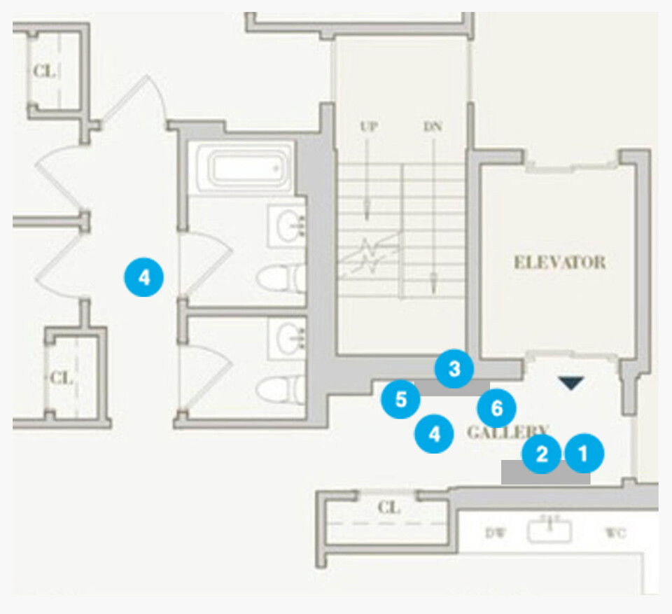 Online Designer Hallway/Entry Floorplan