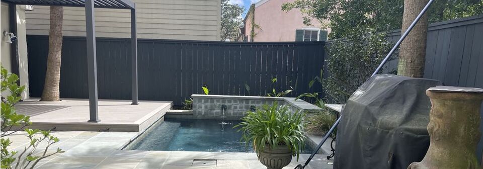 Modern Pergola Patio Renovation- Before Photo