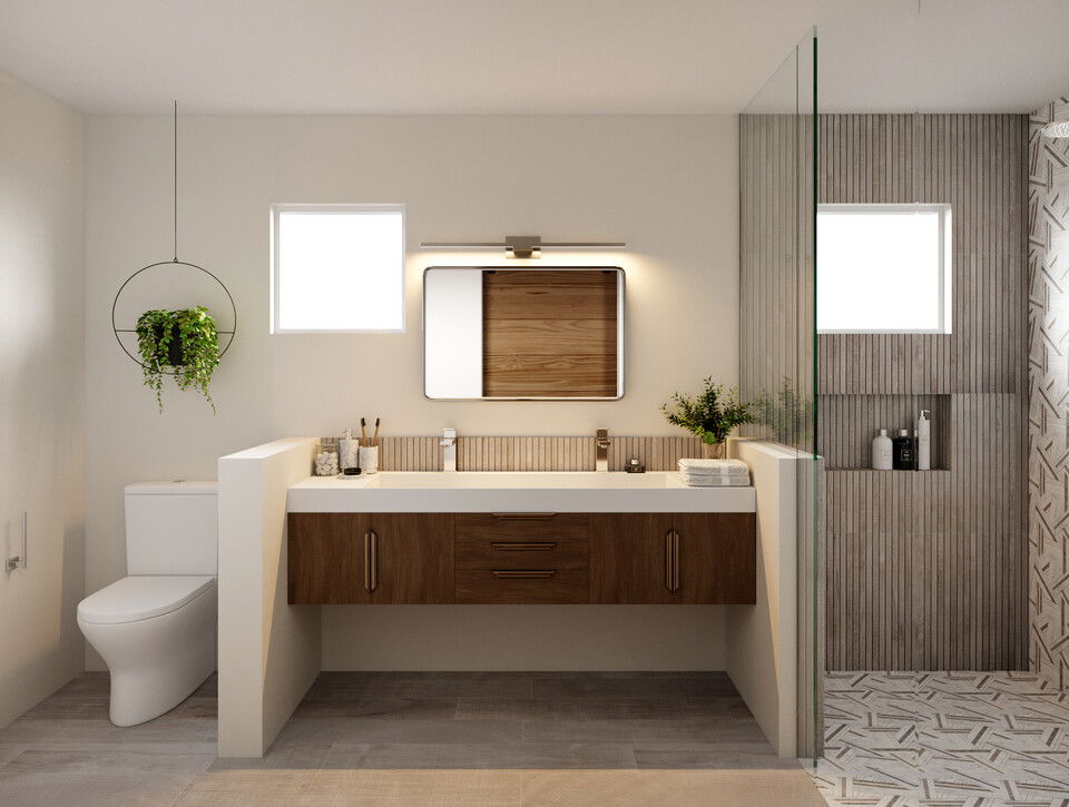 Online Designer Bathroom 3D Model 2