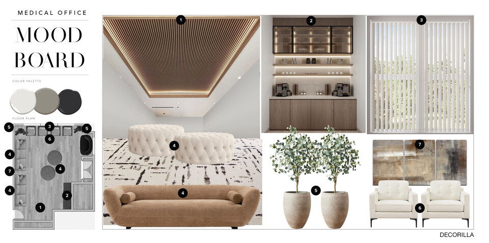 Diseño de Oficina Lux Erika F. Moodboard 1 miniatura