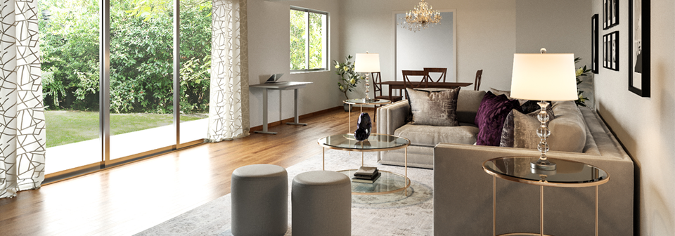 Rustic & Lux Living Room Design-Sabrina After Rendering