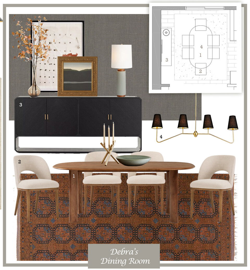 Ideas de Diseño de Interiores para el Comedor por Diseñadores en Línea