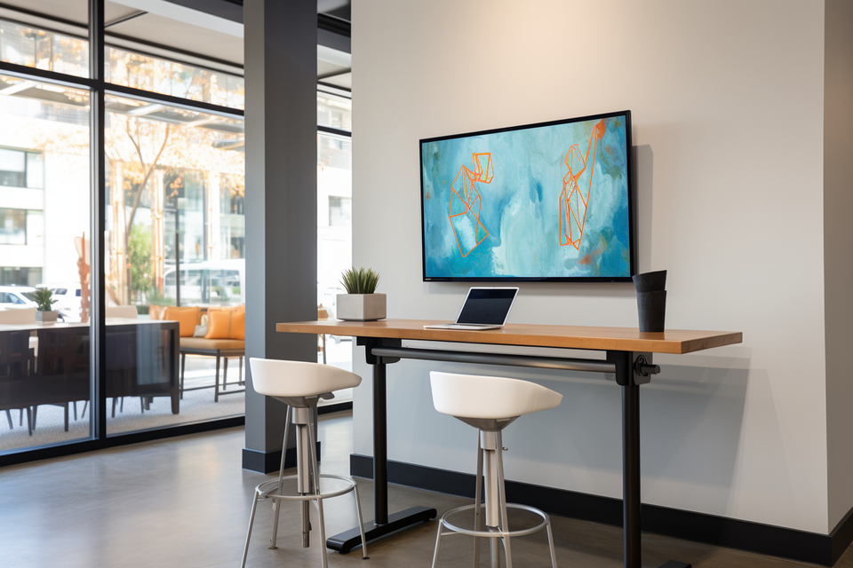 Interactive Work Space for an Office Interior Design 