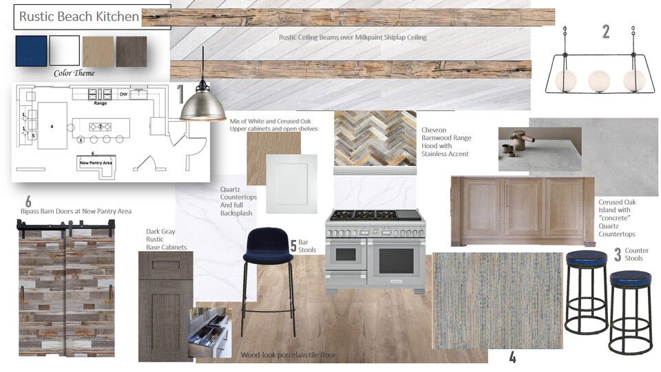 Blue Accents Rustic Kitchen Remodel Wanda P. Moodboard 1 thumb