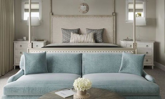 Transitional Master Bedroom: Elegant Neutrals