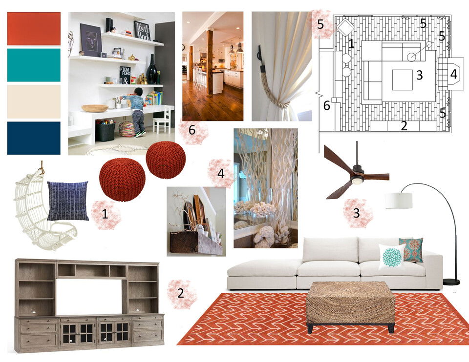 Transitional Modern Living Room Jennifer A.  Moodboard 1 thumb