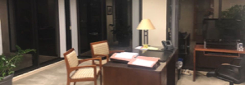 Masculine Business Office Design- Before Photo