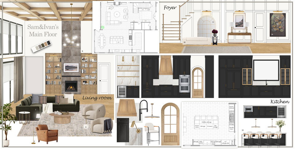 Modern Traditional Home Renovation   Dragana V. Moodboard 2 thumb
