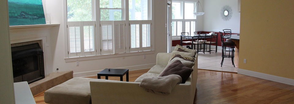 Transitional Living Room- Before Photo