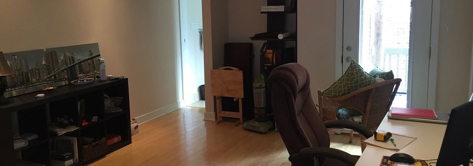 Habitación de Invitados y Oficina Sofisticada - Foto Antes