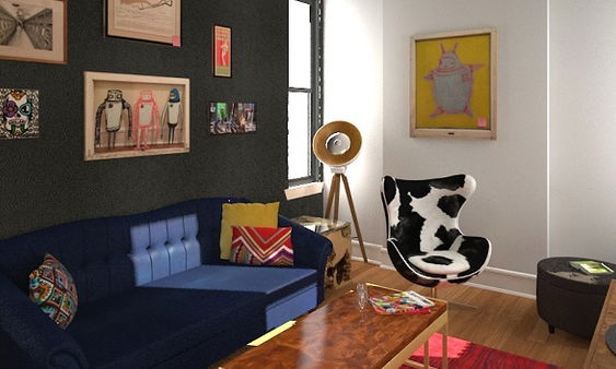 Jo's Eclectic Living Room