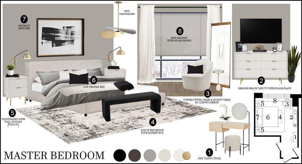 Cozy Modern Bedroom Renovation Rachel H. Moodboard 1 thumb