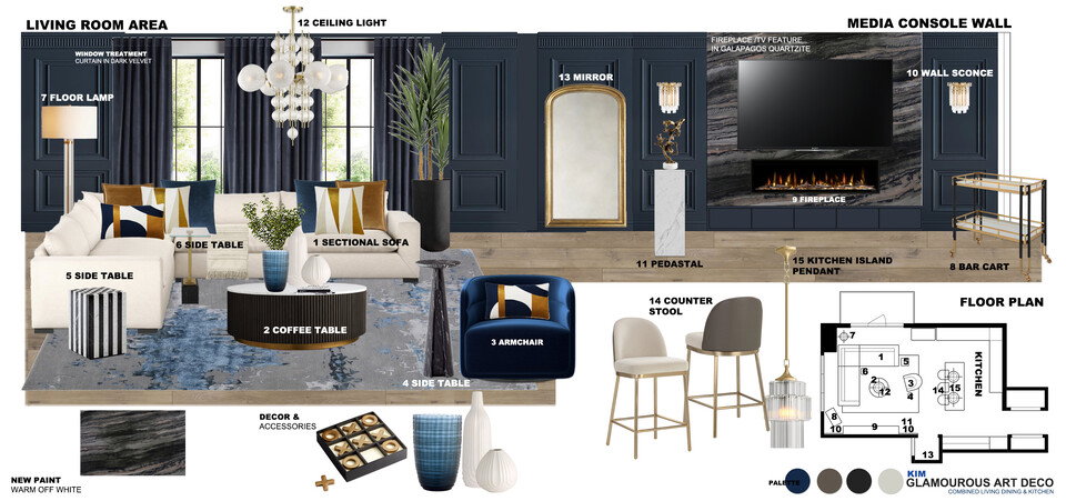 Contemporary Condo Transformation with Modern Touches Ibrahim H. Moodboard 1 thumb