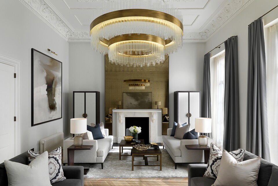 Glam Art Decor Living Room Renovation 