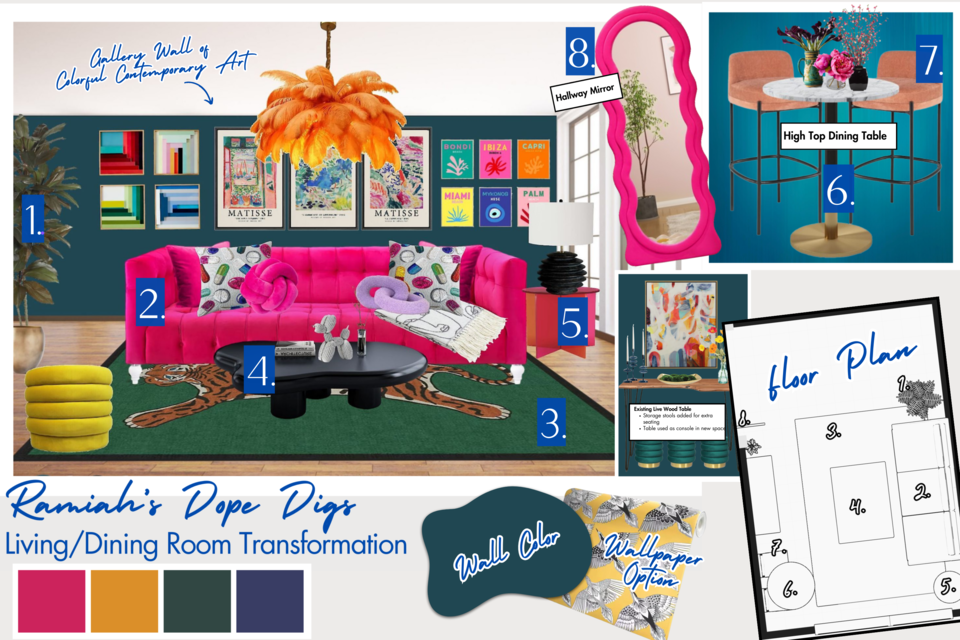 Joyful Eclectic Dopamine Decorating Marve M. Moodboard 1 thumb