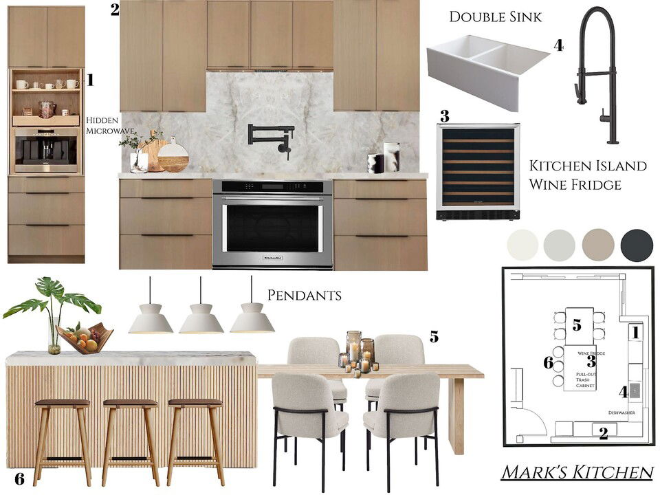 Beautiful Modern Contemporary Kitchen Remodel Kamila A. Moodboard 2 thumb