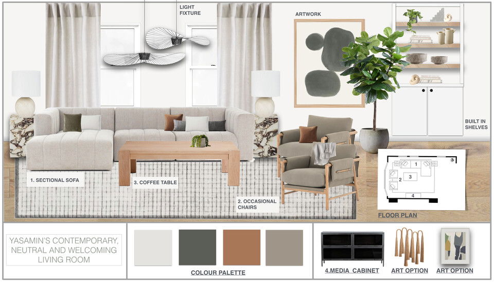 Full Home Japandi Style Remodel Ryley B. Moodboard 1 thumb