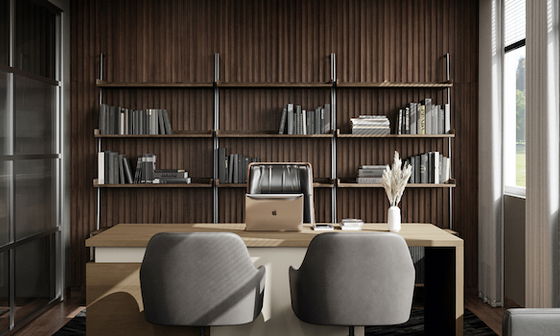 Luxurious & Masculine Private Office Design