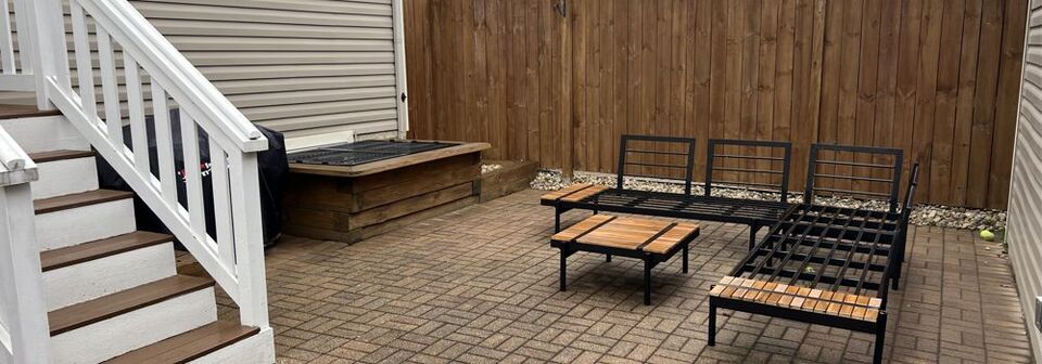 Modern Patio Design- Before Photo