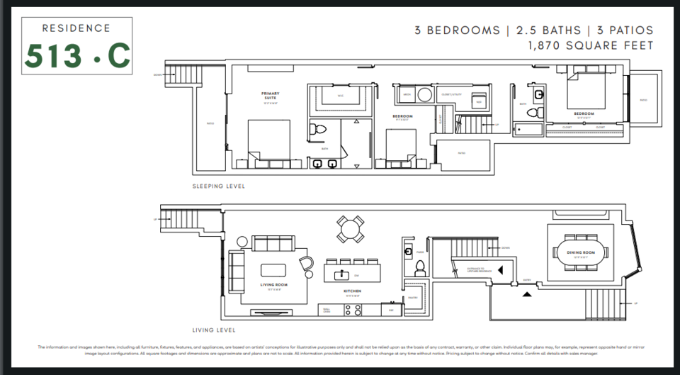 Spacious Living & Dining Room Design- Before Photo