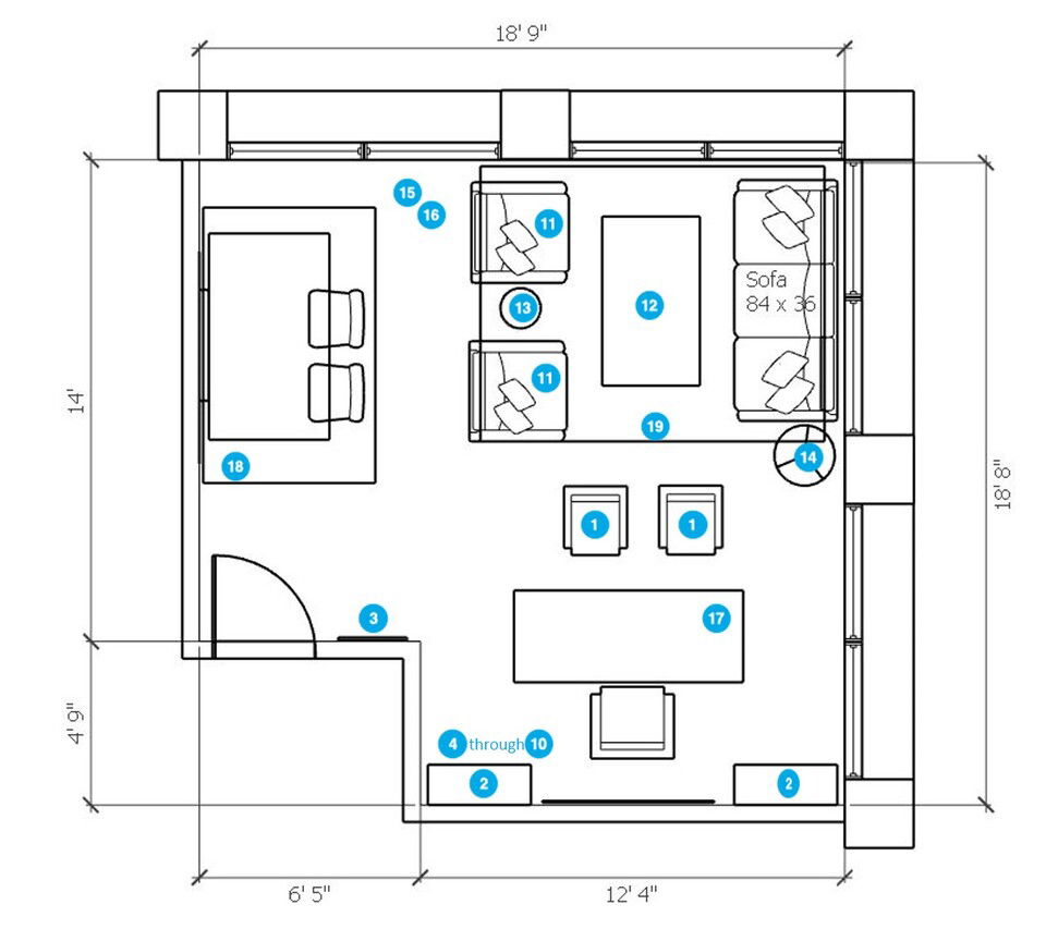 Online Designer Business/Office Floorplan