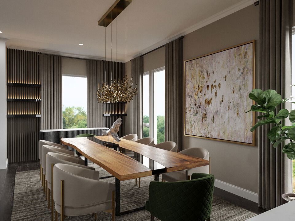 Classy Contemporary Dining Room