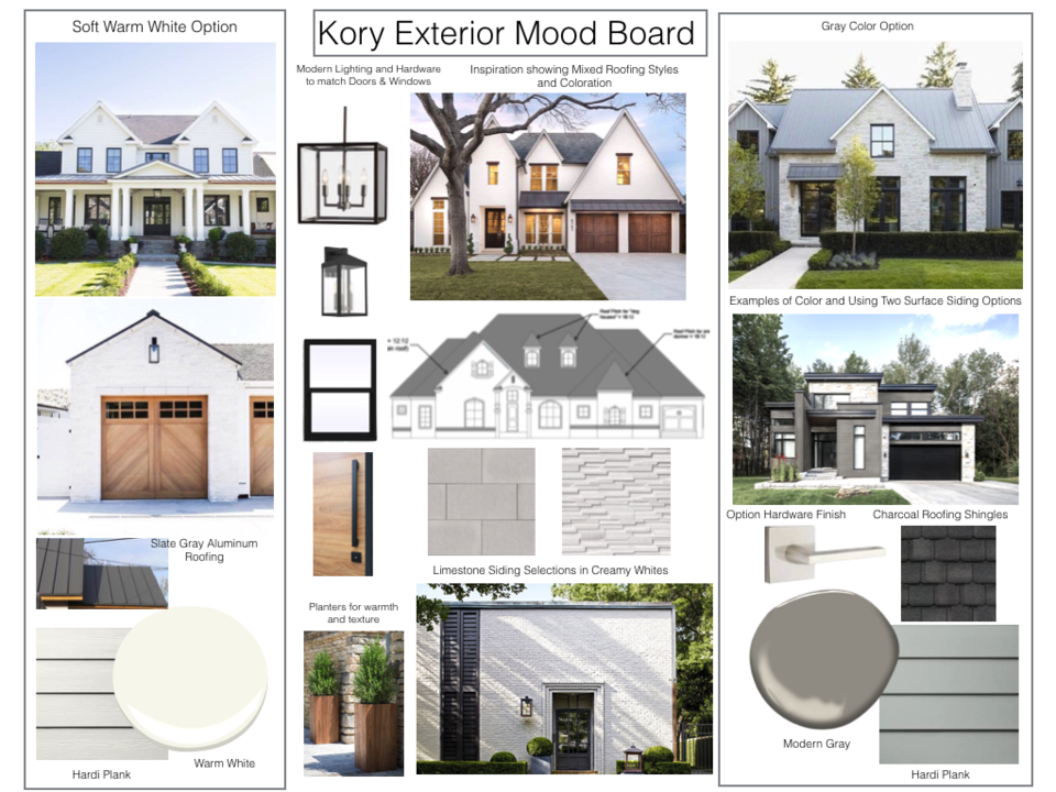 Diseño de Casa Moderna Nueva Tina G. Moodboard 2 miniatura