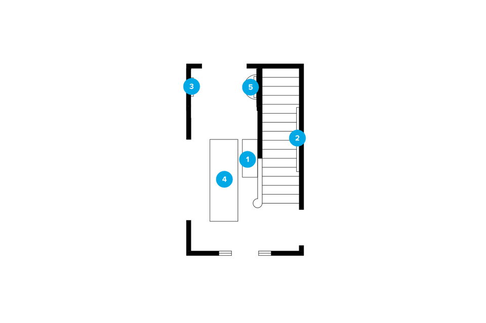 Online Designer Hallway/Entry Floorplan