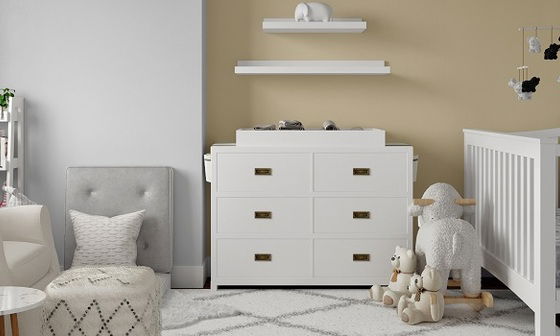 Soft Neutral Nursery Design