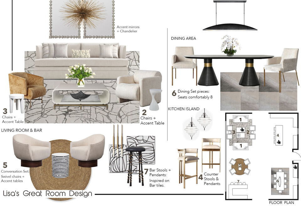 Luxury All White Modern Interior Design Tiara M. Moodboard 1 thumb