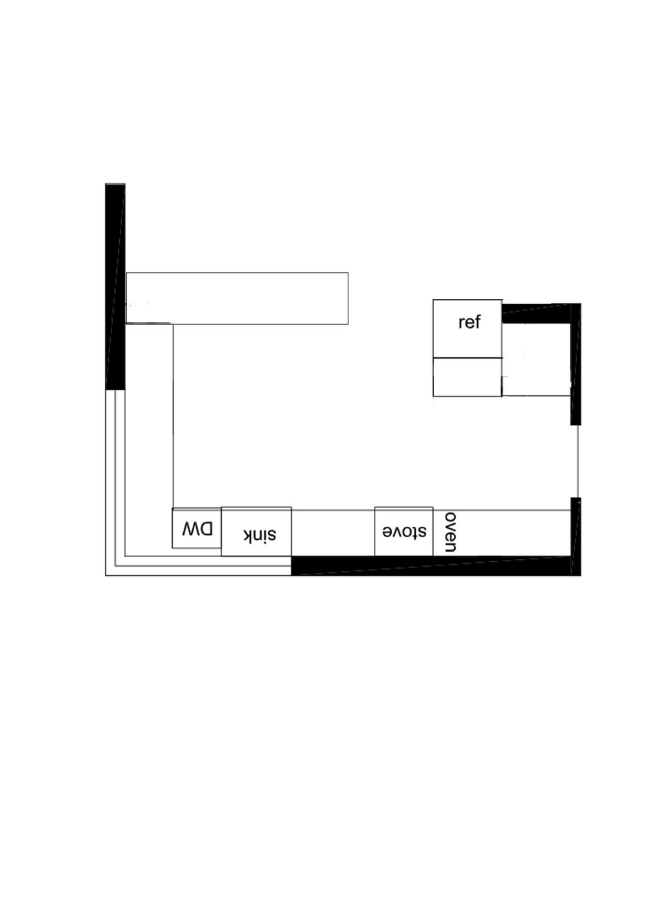 Online Designer Kitchen Floorplan