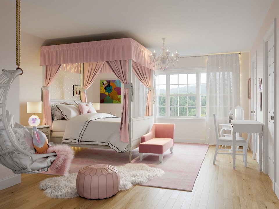 Perfect Girl's Bedroom Interior Design