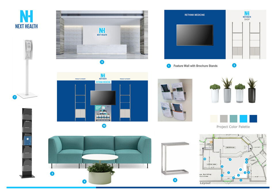 Fresh and Modern Reception Area Design Rehan A. Moodboard 1 thumb