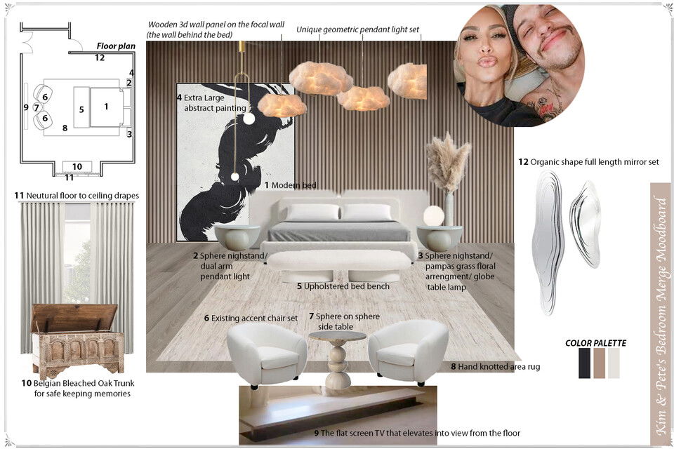 Unique and Neutral Bedroom Design Franzi K. Moodboard 1 thumb