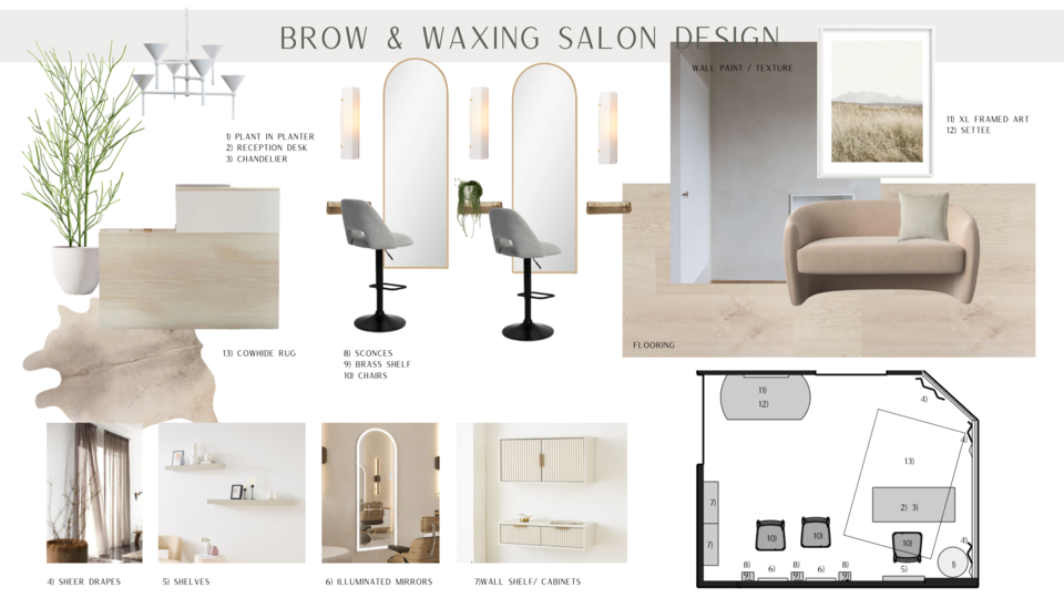 Brow and Waxing Modern Boutique Design Jordan S. Moodboard 1 thumb