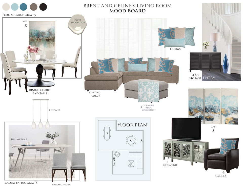 Bright Transitional Living Dining Room Combo Tijana Z. Moodboard 2 thumb