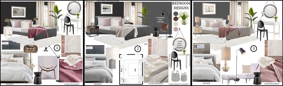 Calm Eclectic Lake House Interior Design Rachel H. Moodboard 1 thumb