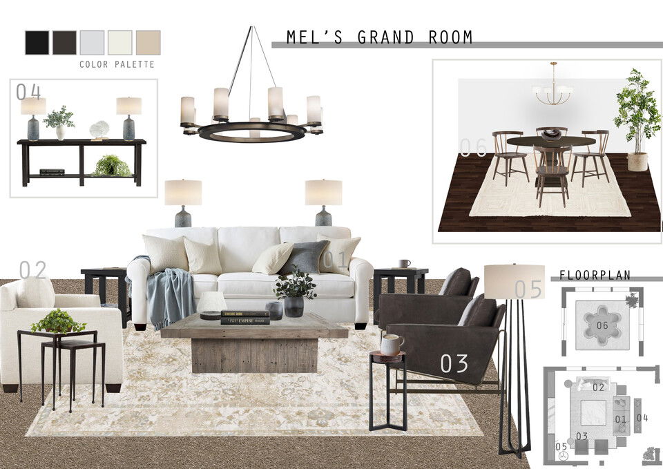 Diseño de espacio habitable abierto de doble altura Lux Jessica D. Tablero de inspiración 2