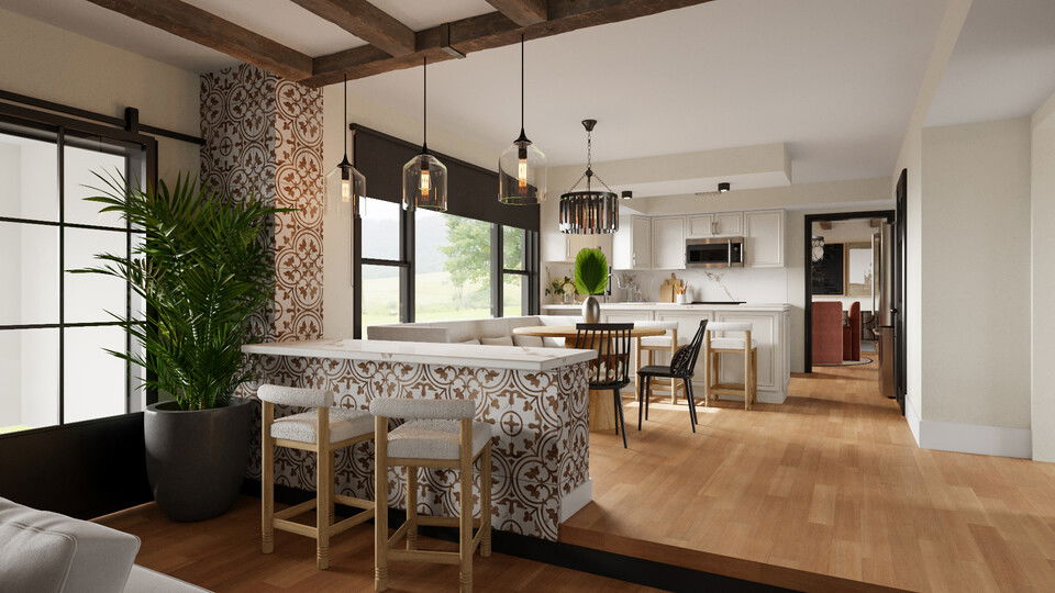 Modern Unique Spanish-Inspired Kitchen Design