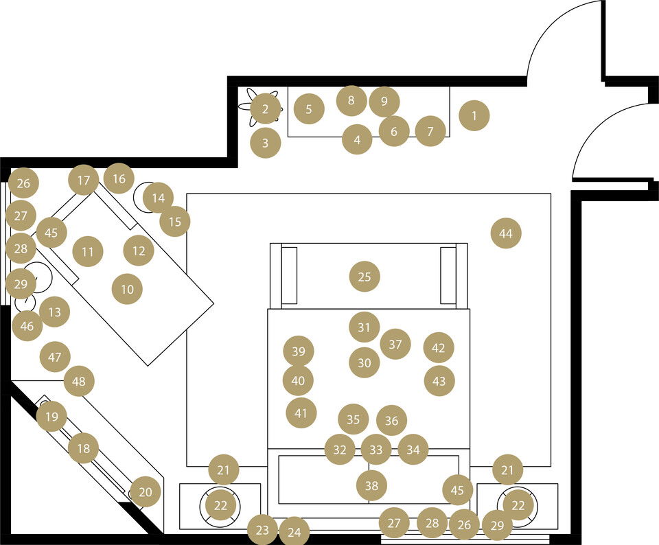 Online Designer Bedroom Floorplan