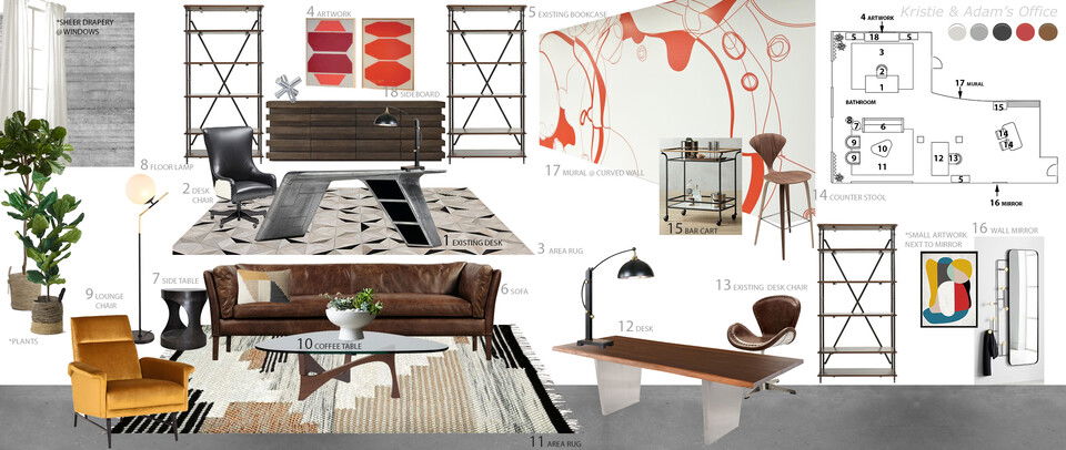 Modern Contemporary Office Interior Design Jessica S. Moodboard 1 thumb