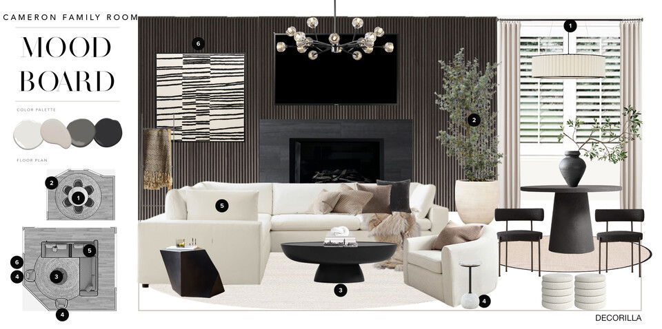 Modern Transitional Living Room Design Erika F. Moodboard 2 thumb