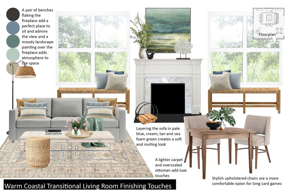 Bright Transitional Home Design with Fireplace Drew F. Moodboard 1 thumb