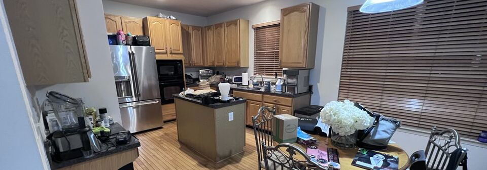 Transitional Eat In Kitchen Design- Before Photo