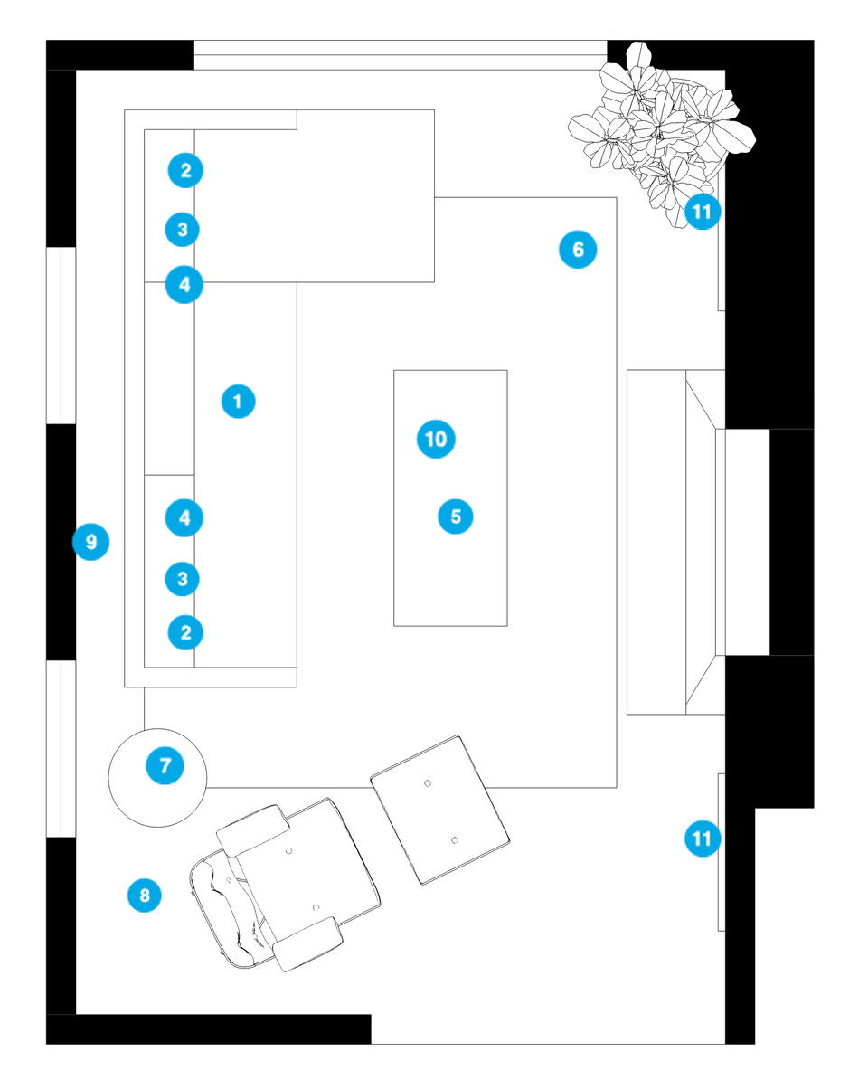 Online Designer Bedroom Floorplan