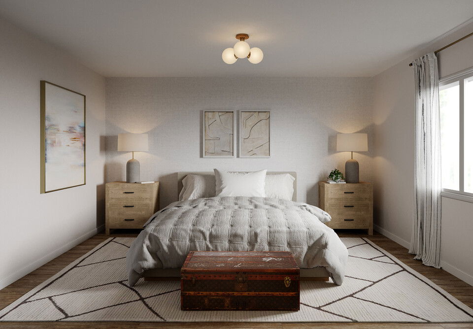 Online Designer Bedroom 3D Model 1