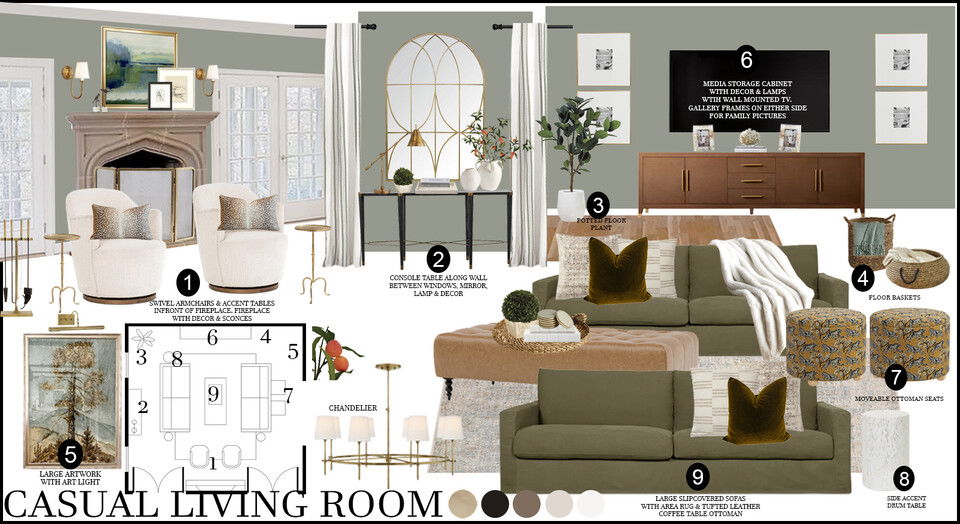 Online Designer Living Room Interior Design Ideas