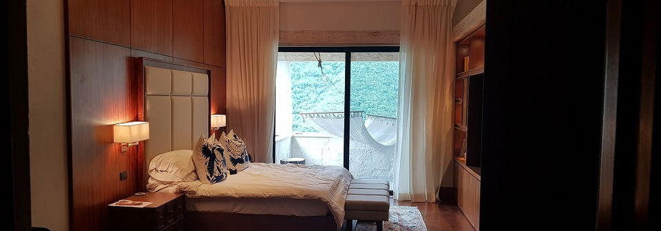 Habitación Principal de Transición Inspirada en Hotel - Foto Antes